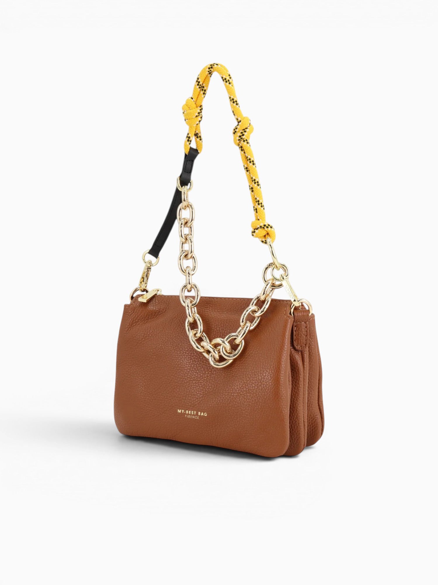 Reflex Shoulder Bag Cuoio Scuro Tan