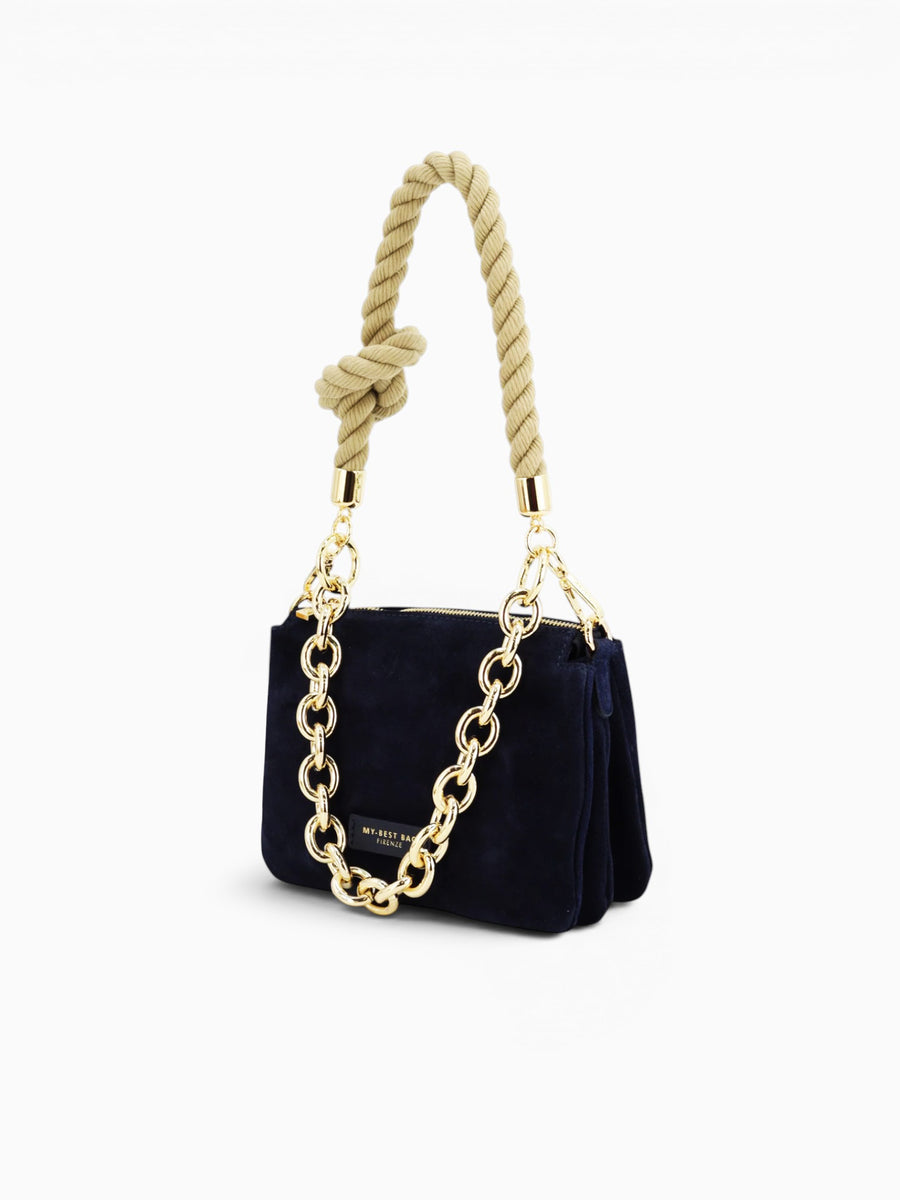 Reflex Shoulder Bag Blu Notte Blue
