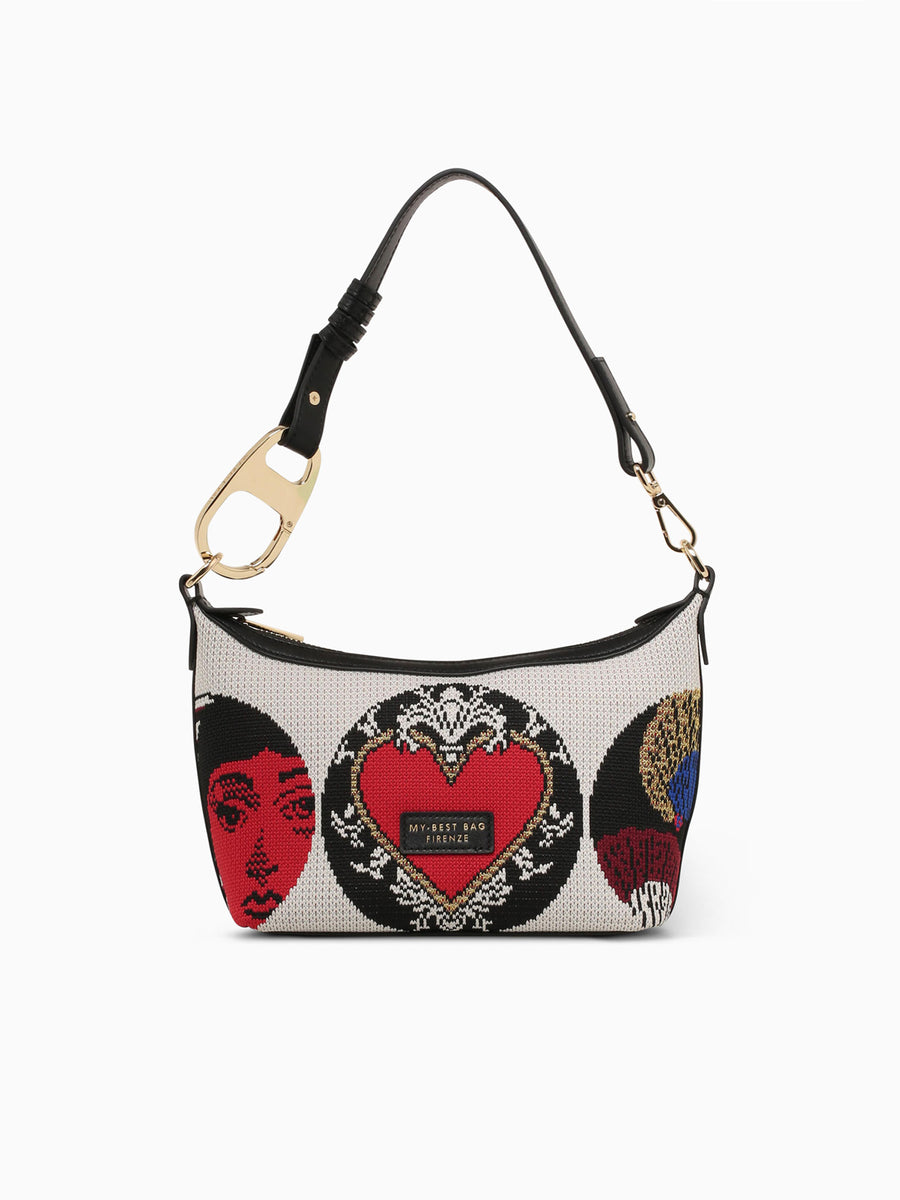 Atena Sea Creatures Shoulder Bag Submari Blue