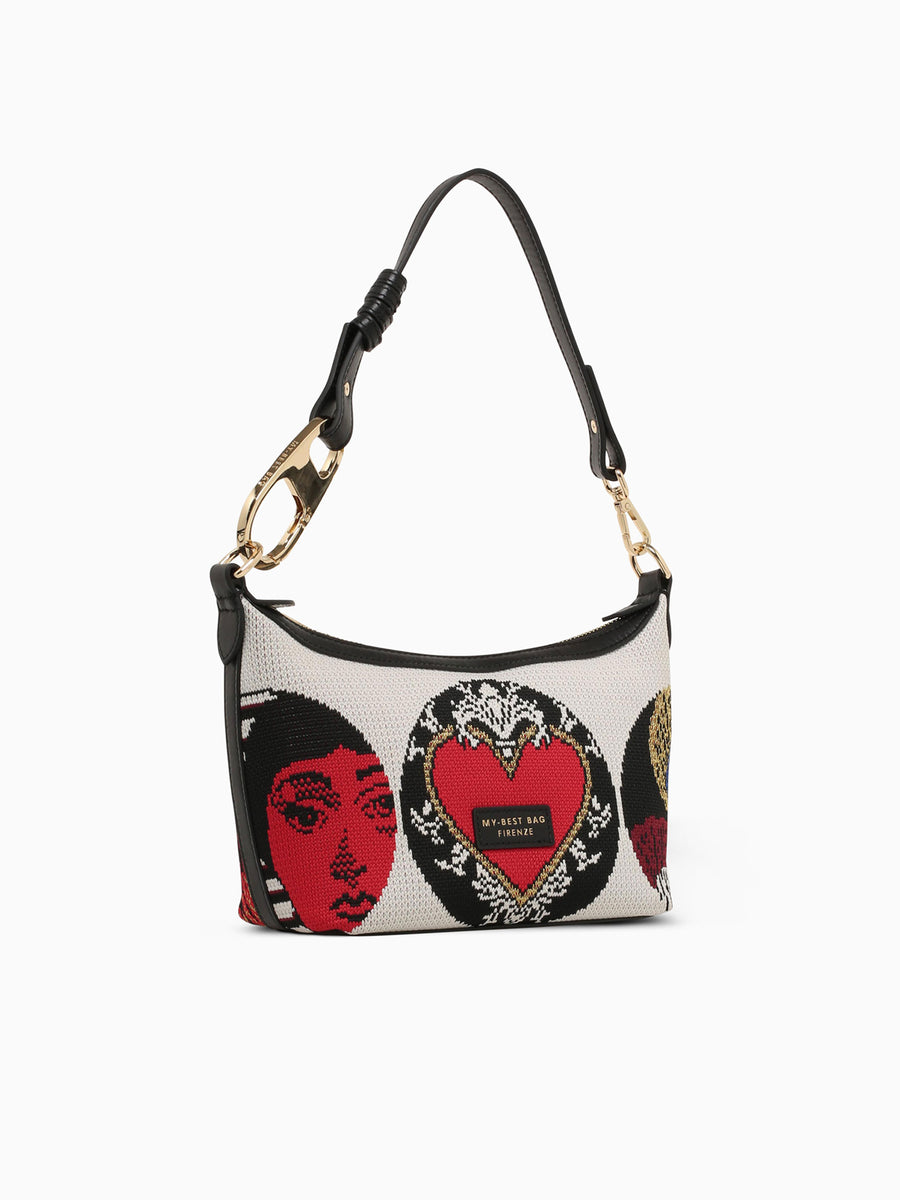 Atena Sea Creatures Shoulder Bag Submari Blue