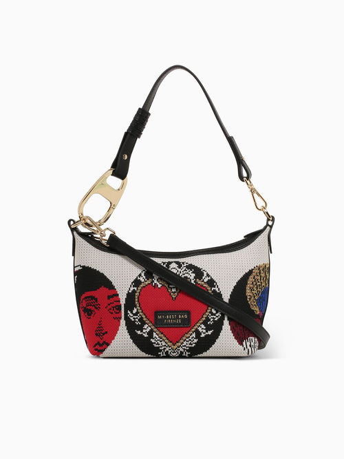 Atena Sea Creatures Shoulder Bag Submari Blue