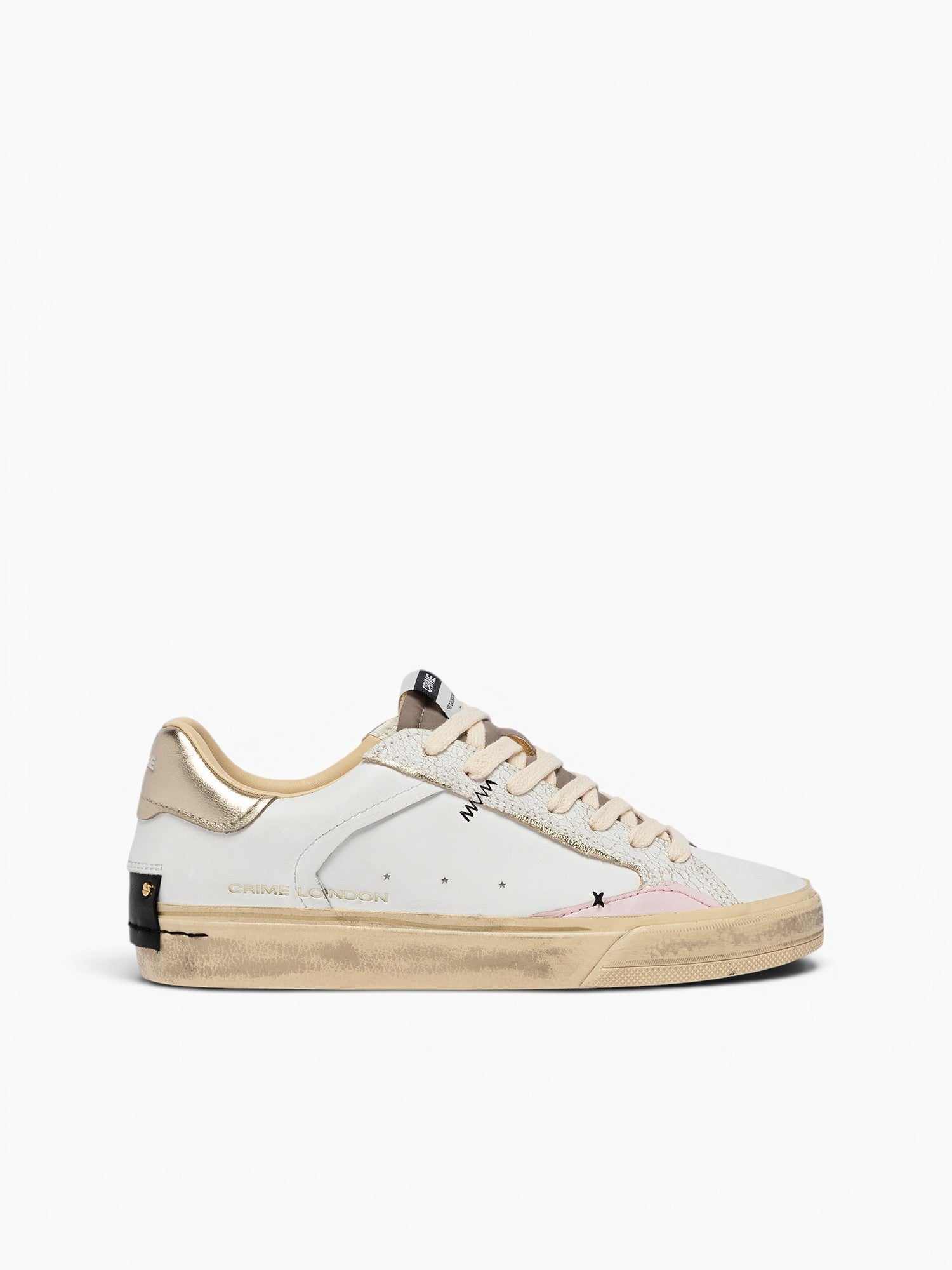 Distressed 29070pp8 10 wht Lt.gold le White / 36 / M