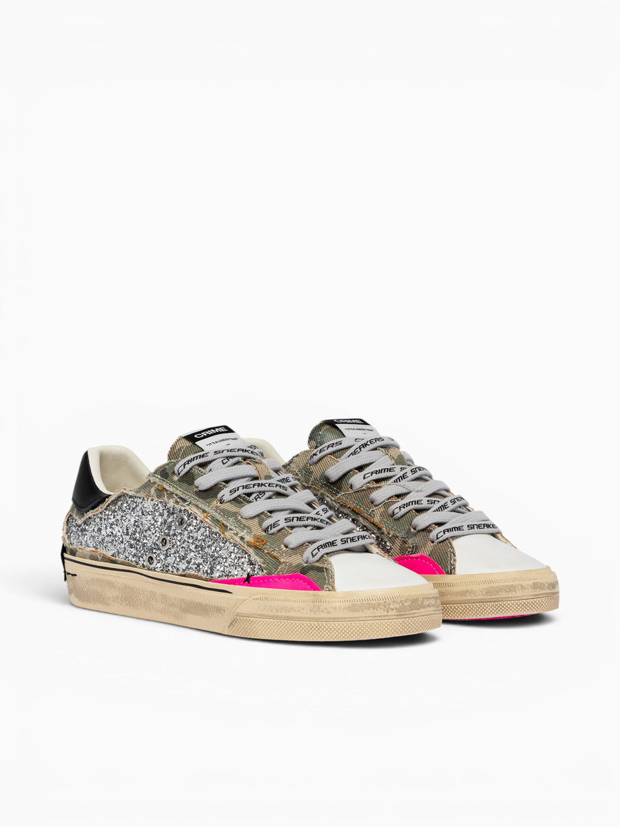 Distressed 29073pp8 68 slv Camo Blk l Silver / 36 / M