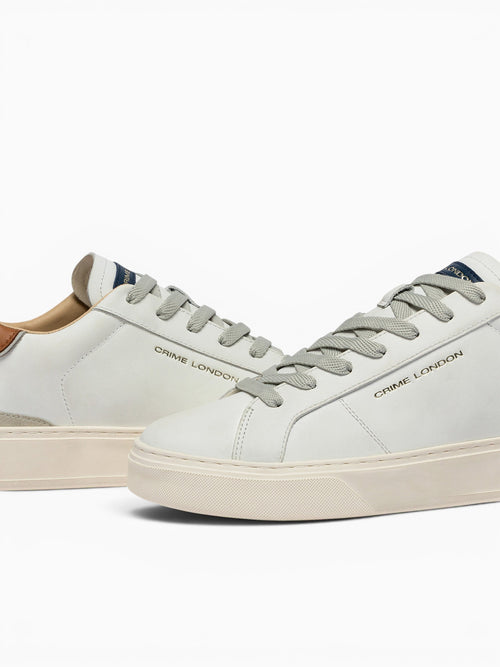 Blade 19704pp8 10 white Tan leather White / 41 / M