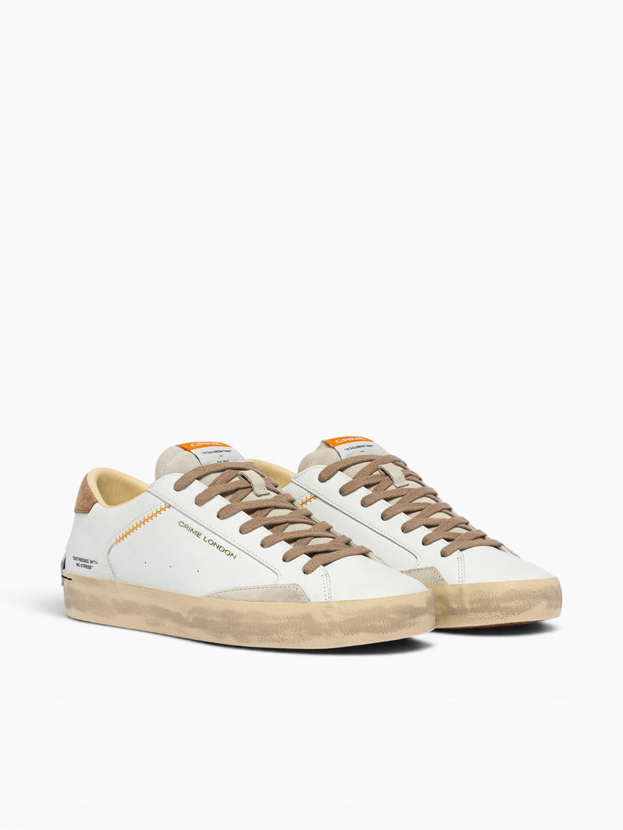 Distressed 19002pp8 10 white Nut lea White / 41 / M