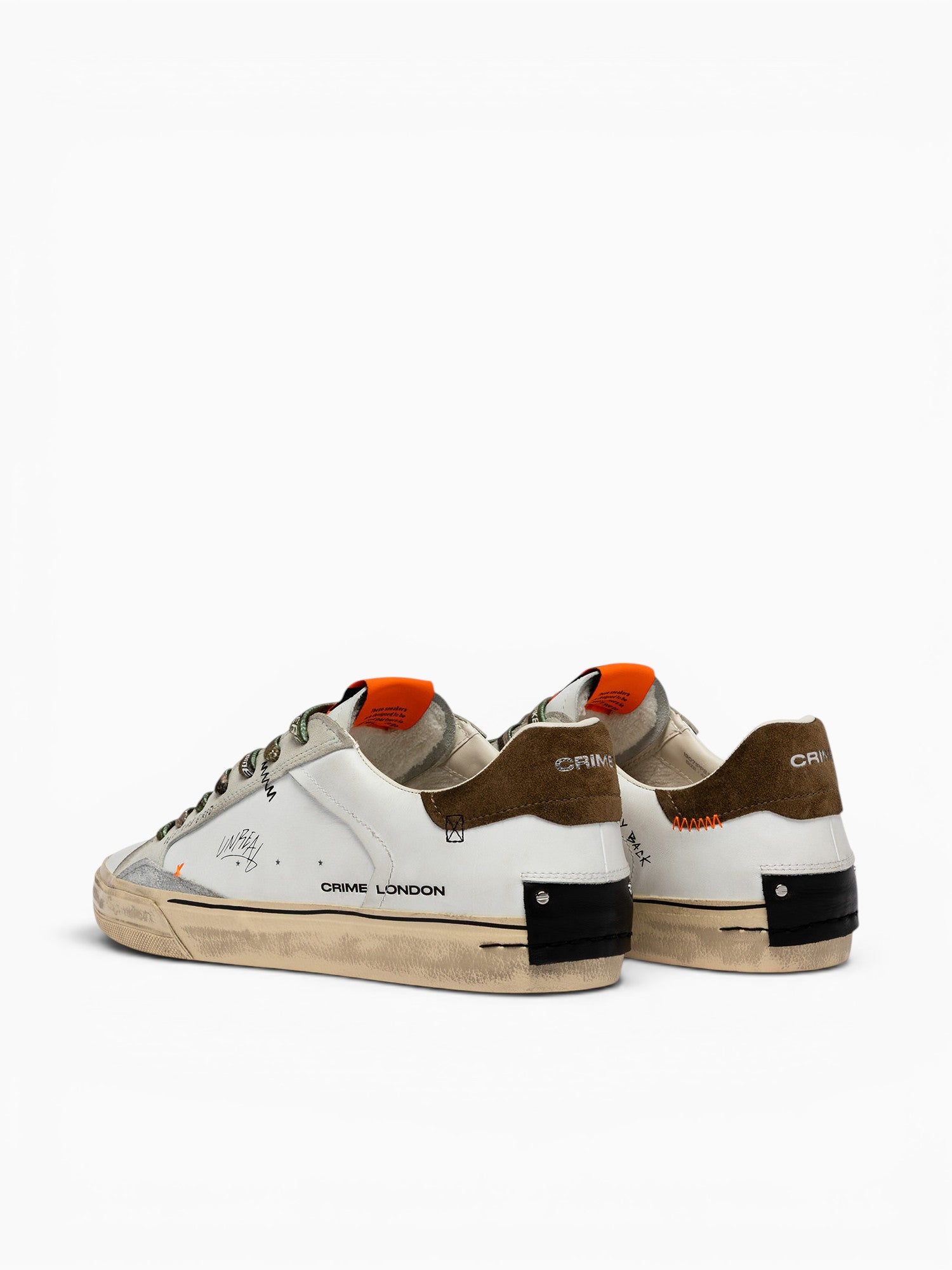 Distressed Lo 19071pp8 10 wht Camo Grn l White / 41 / M