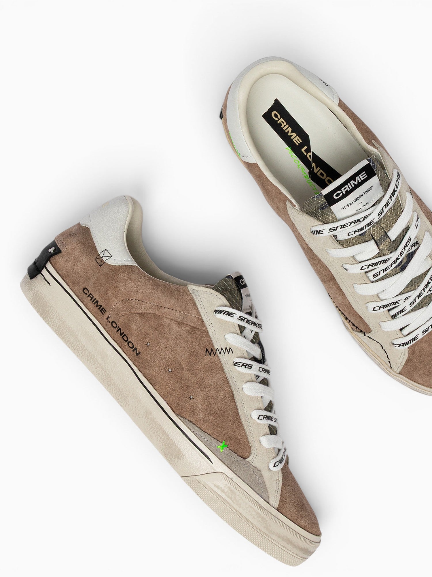 Distressed 19075pp8 18 beig Camo Wht Beige / 41 / M
