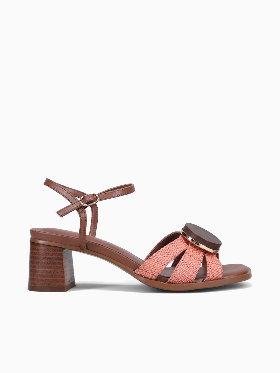 Carmen Terracota Rafia Man made Cognac / 36 / M