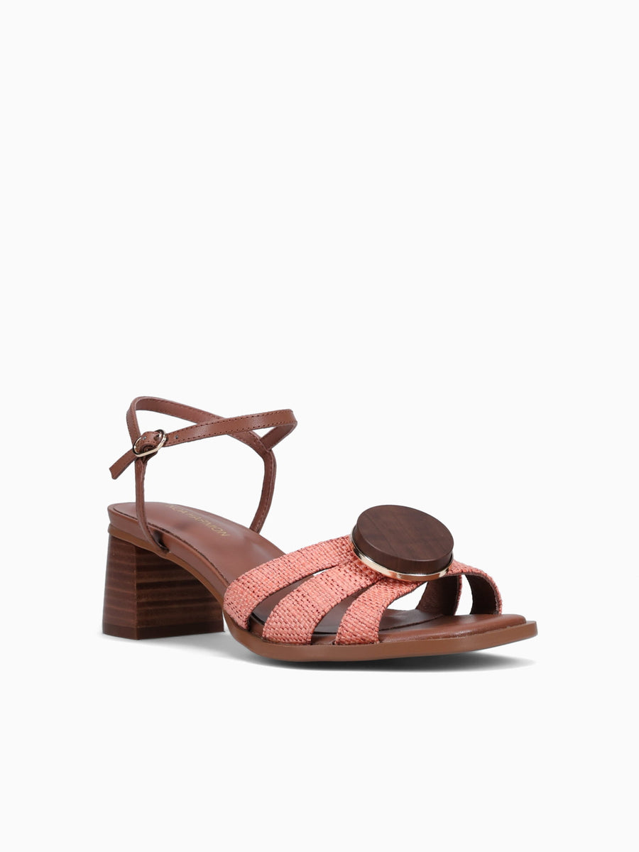 Carmen Terracota Rafia Man made Cognac / 36 / M