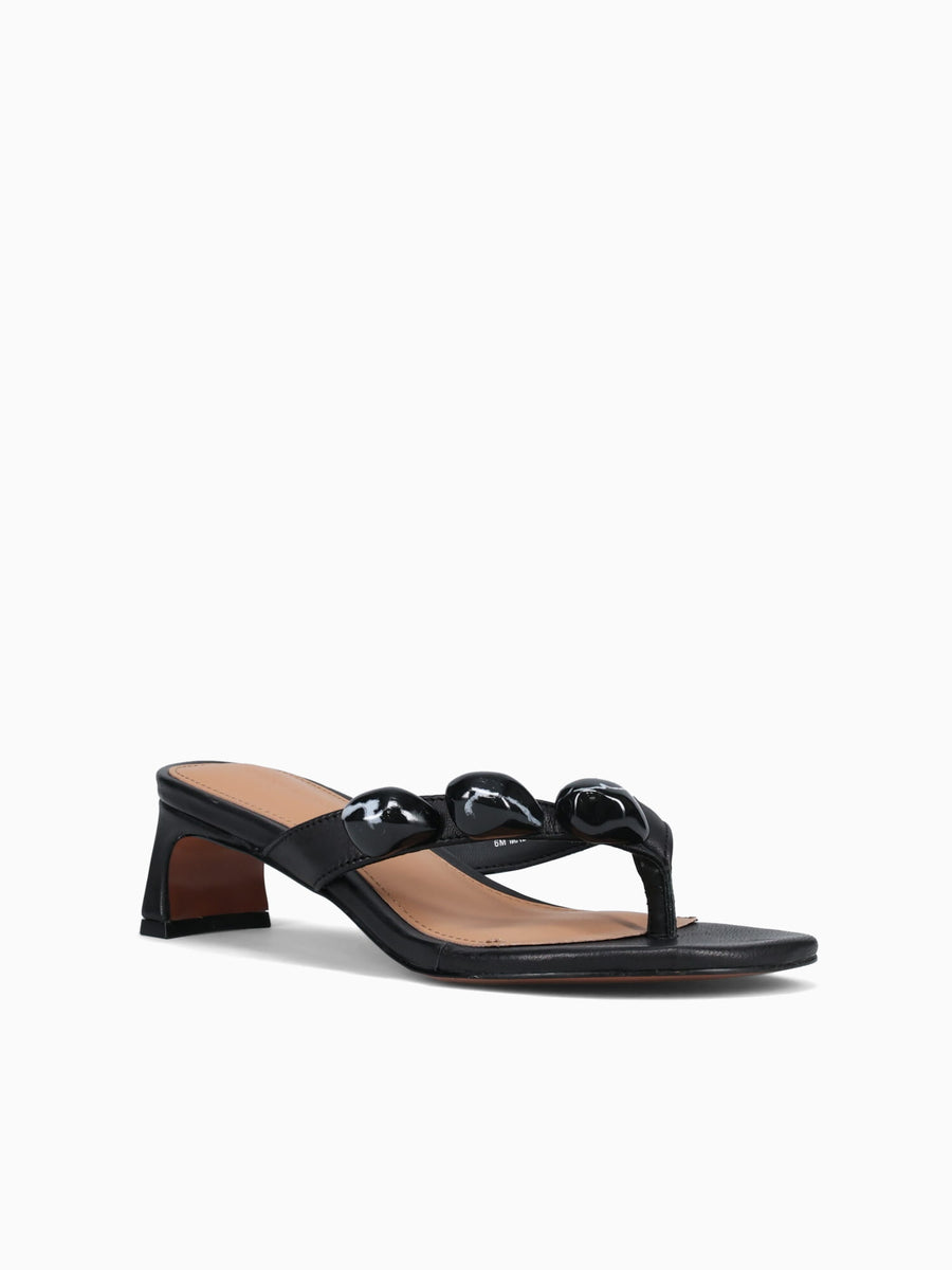 Alaia Black Leather Black / 5 / M