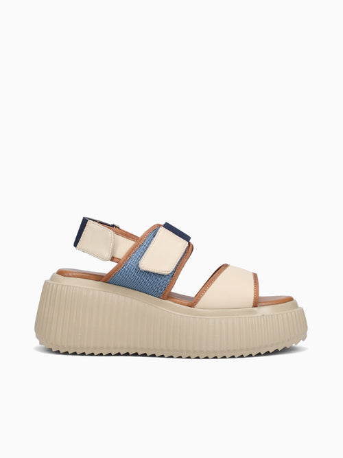 Sunny Beige Tan Azul leather Fabric Beige / 36 / M