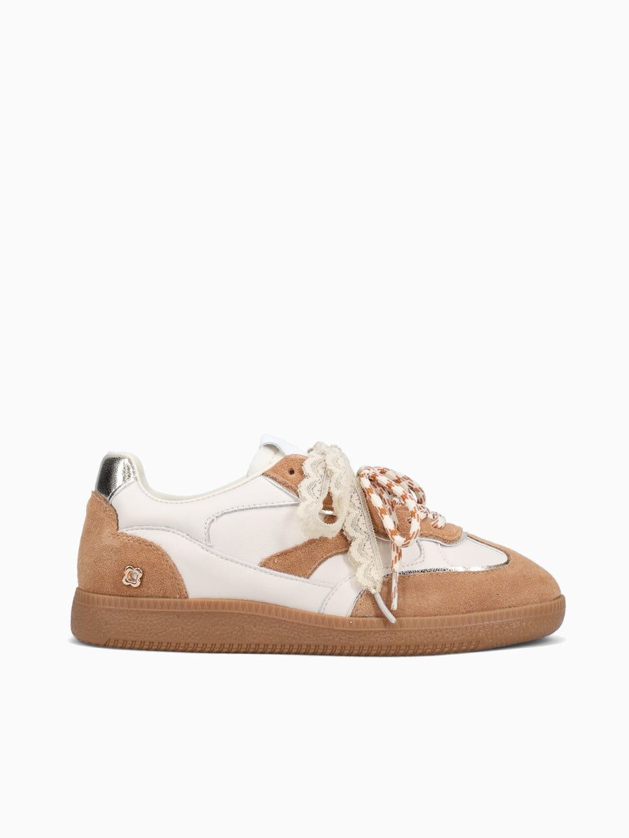 Ten Tan Beige suede Leather Tan / 36 / M