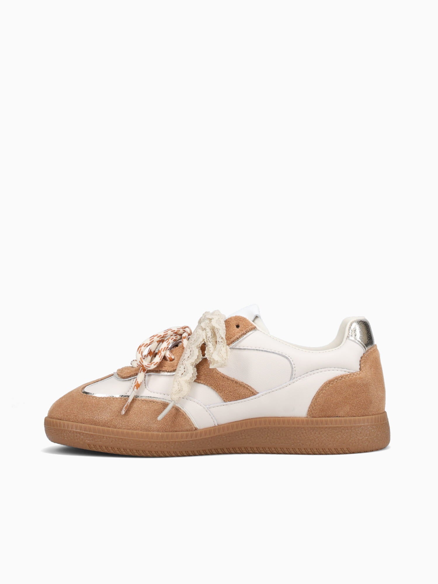 Ten Tan Beige suede Leather Tan / 36 / M