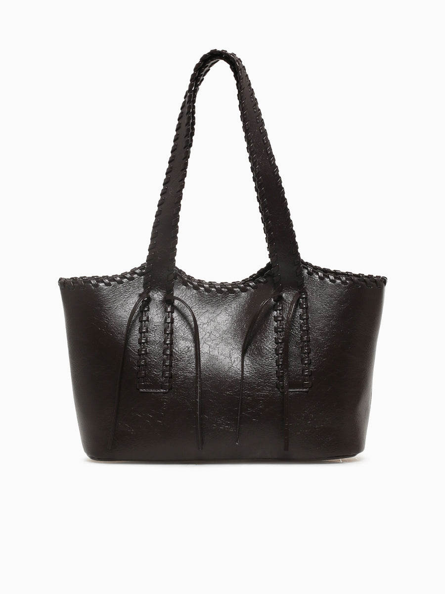 Phoebe Shoulder Bag Espresso Dark Brown