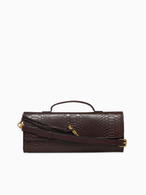Bianca Top Handle Chocolate Dark Brown