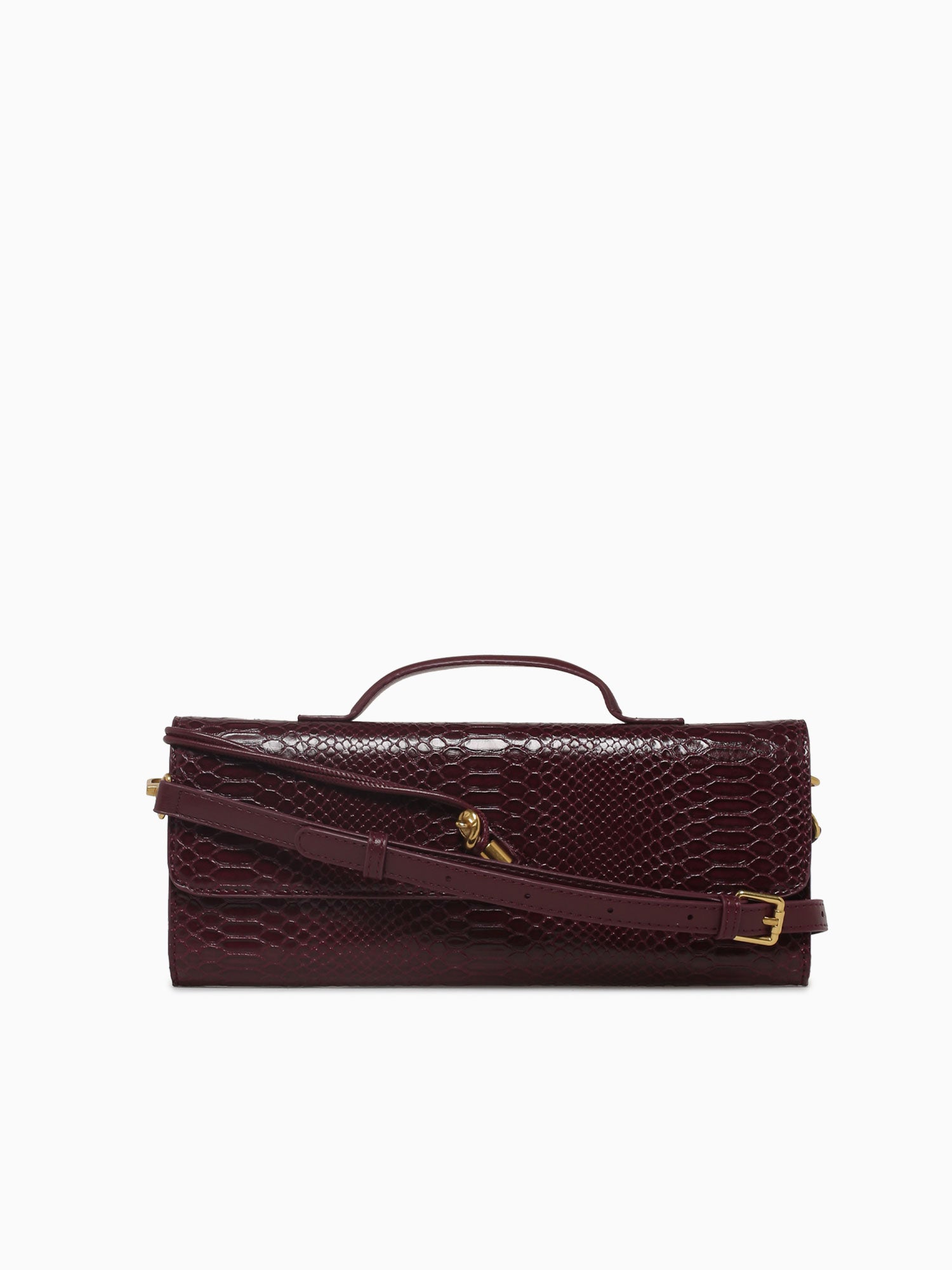 Bianca Top Handle Burgundy Wine