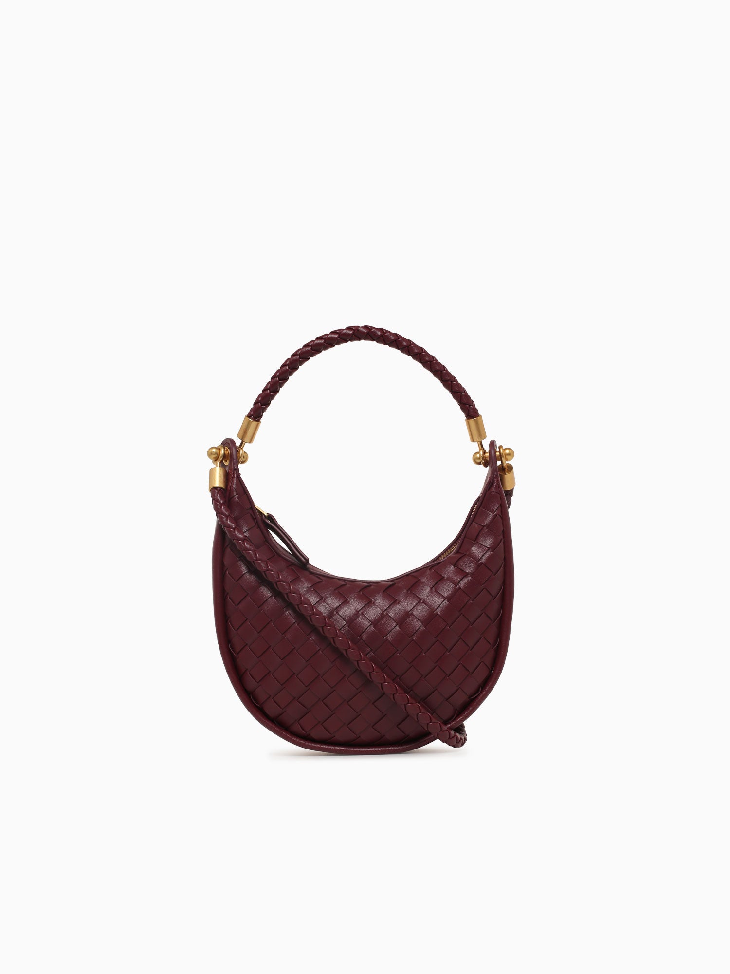 Blossom Mini Shoulder Bag Burgundy Wine