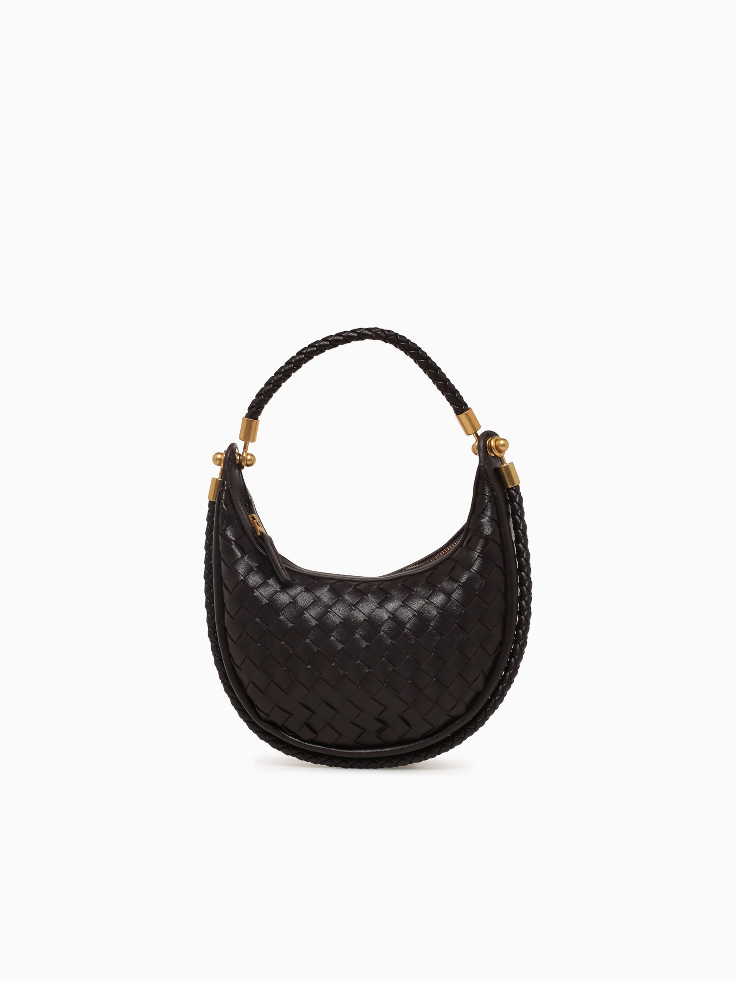Blossom Mini Shoulder Bag Chocolate Dark Brown