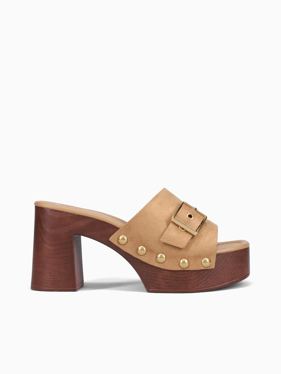 Jade Sand Faux Suede Natural / 5 / M