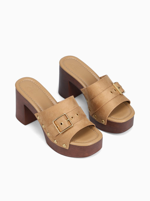 Jade Sand Faux Suede Natural / 5 / M
