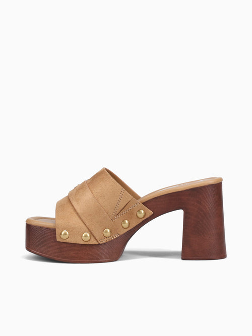 Jade Sand Faux Suede Natural / 5 / M
