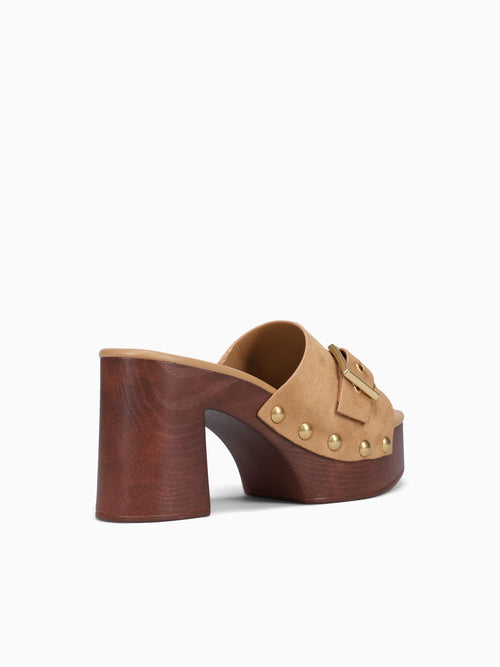 Jade Sand Faux Suede Natural / 5 / M