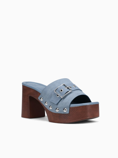 Jade Lt.blue Faux Suede Blue / 5 / M