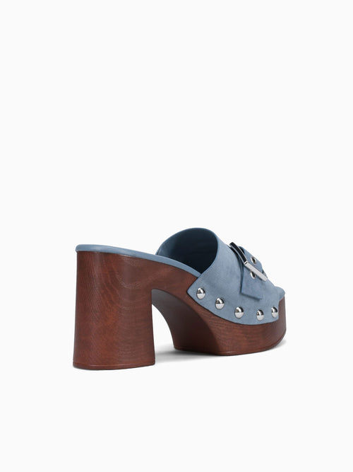 Jade Lt.blue Faux Suede Blue / 5 / M