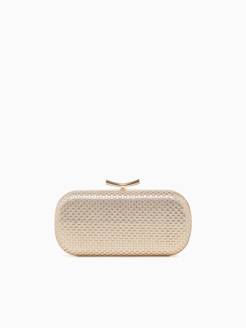 Victoria Clutch Gold Gold