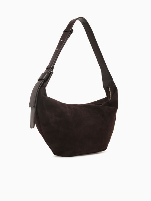 Elodie Shoulder Bag Chocolate Dark Brown