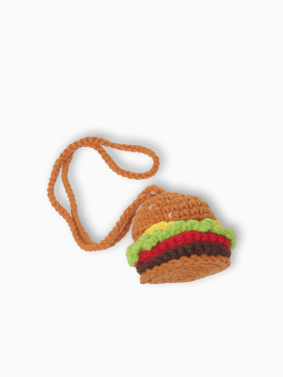 Burger Tan Knit Charm Tan