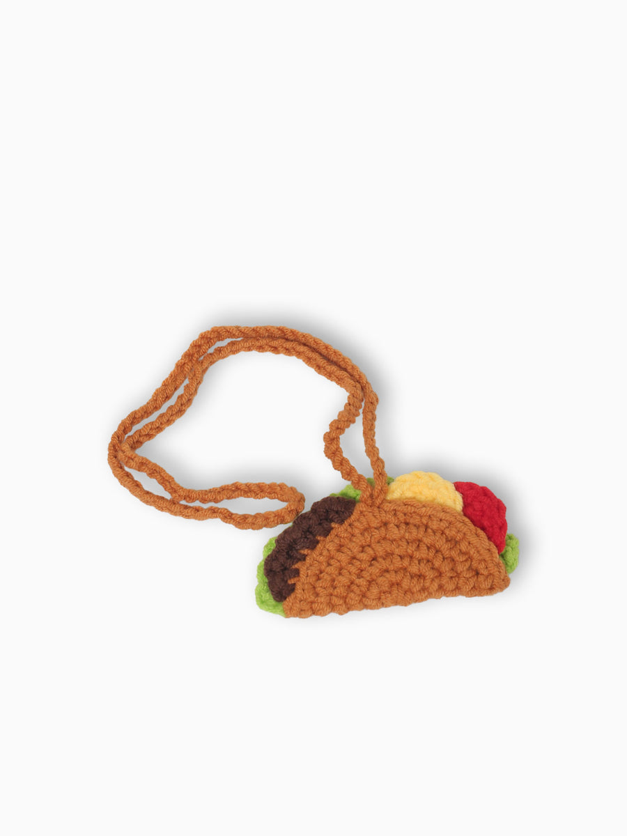 Taco Tan Knit Charm Tan