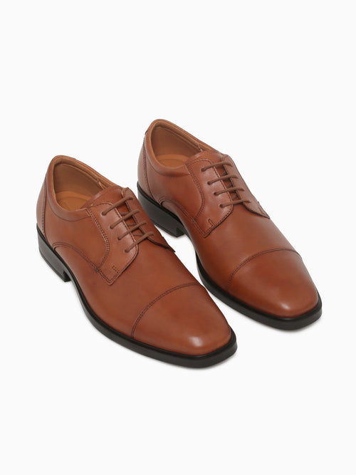 Metropole Milan Cap Toe Saddle Leather Cognac / 41 / M