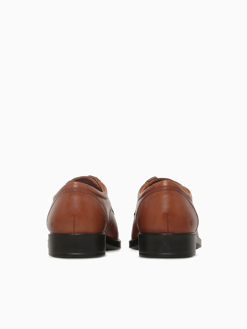 Metropole Milan Cap Toe Saddle Leather Cognac / 41 / M