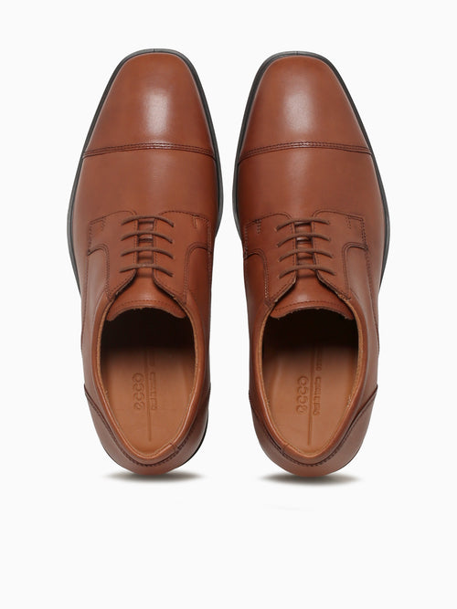 Metropole Milan Cap Toe Saddle Leather Cognac / 41 / M