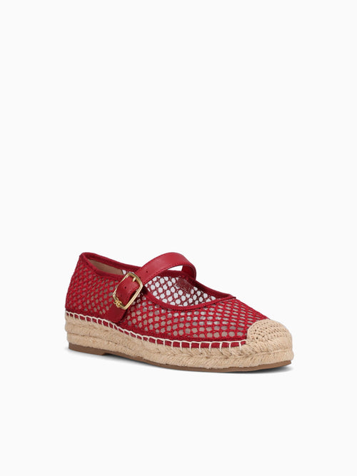 Mackie Mesh Deep Scarlet Mesh Dark Red / 5 / M