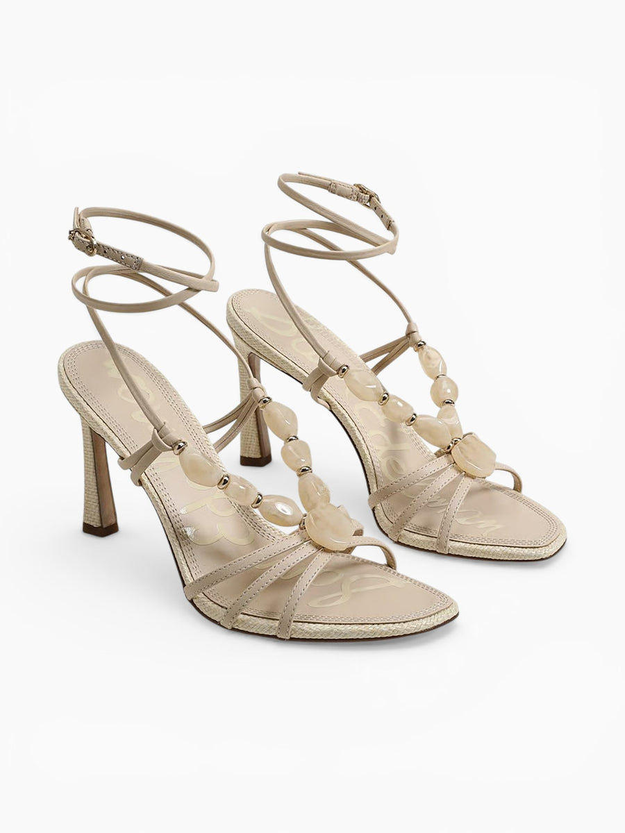Imani Light Sand Leather Off White / 5 / M