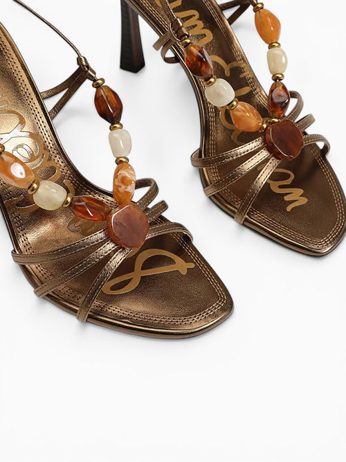Imani 2 Deep Gold Leather Gold / 5 / M