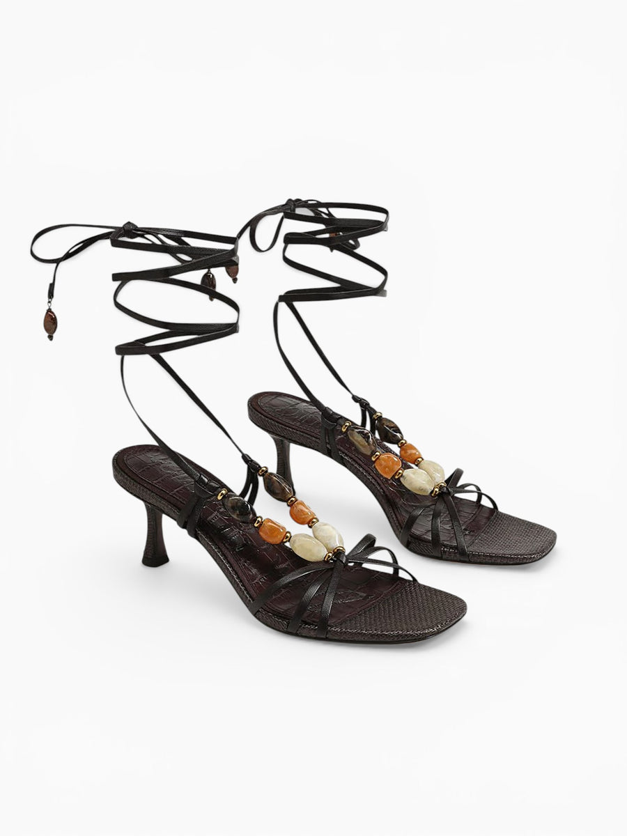 Paloma Café Noir Leather Brown / 5 / M