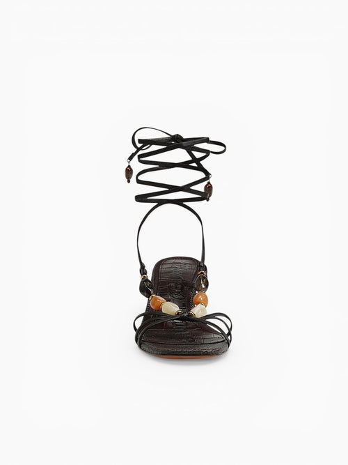 Paloma Café Noir Leather Brown / 5 / M