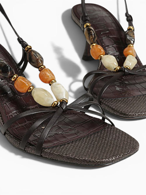 Paloma Café Noir Leather Brown / 5 / M
