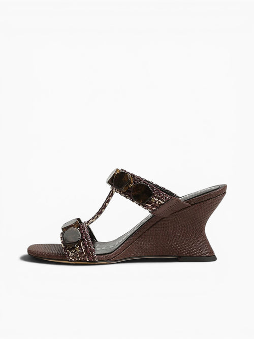 Dante Stone Mocha Multi Rafia Brown / 5 / M