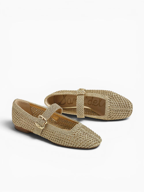 Michaela Knit Amber Gold Metallic Knit Gold / 5 / M