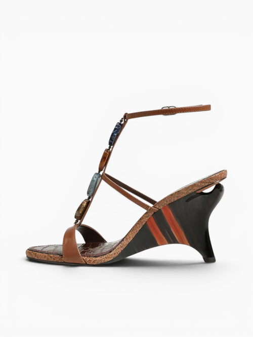 Massey Rich Cognac Leather Cognac / 5 / M