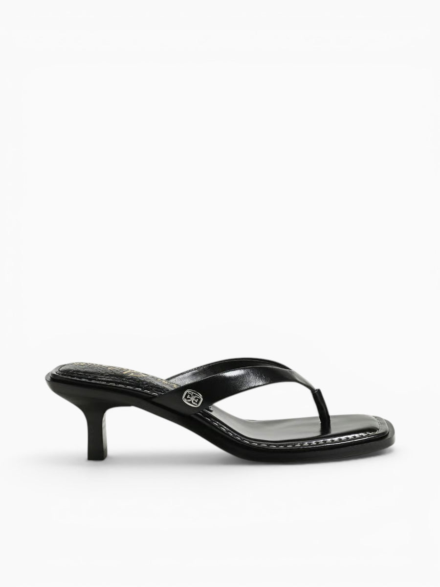 Dollie Black Leather Black / 5 / M