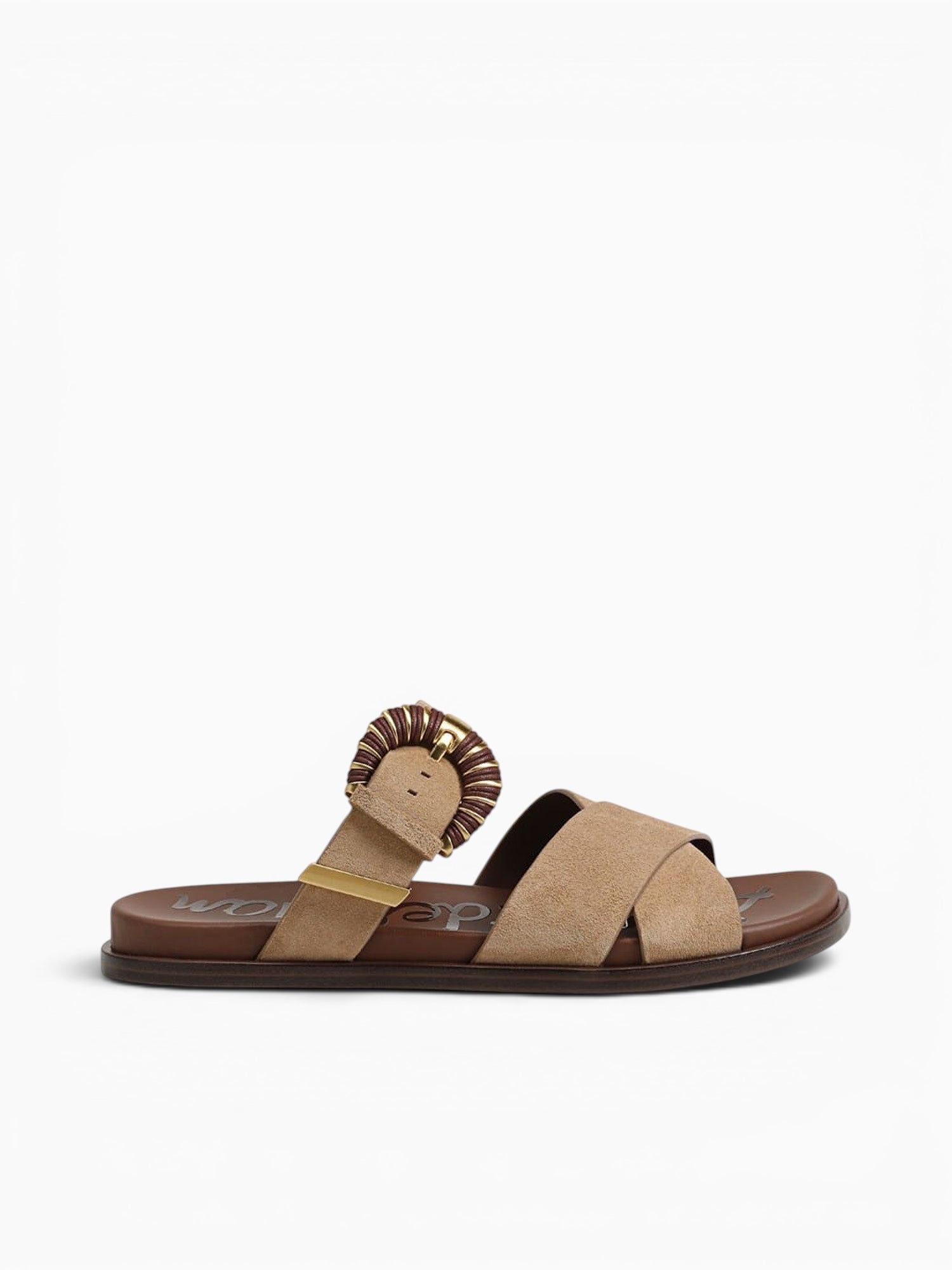 Lucy Bamboo Brown Suede Tan / 5 / M