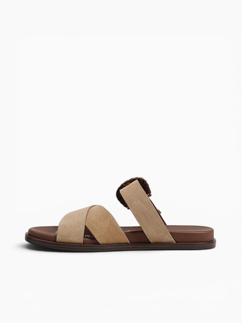 Lucy Bamboo Brown Suede Tan / 5 / M