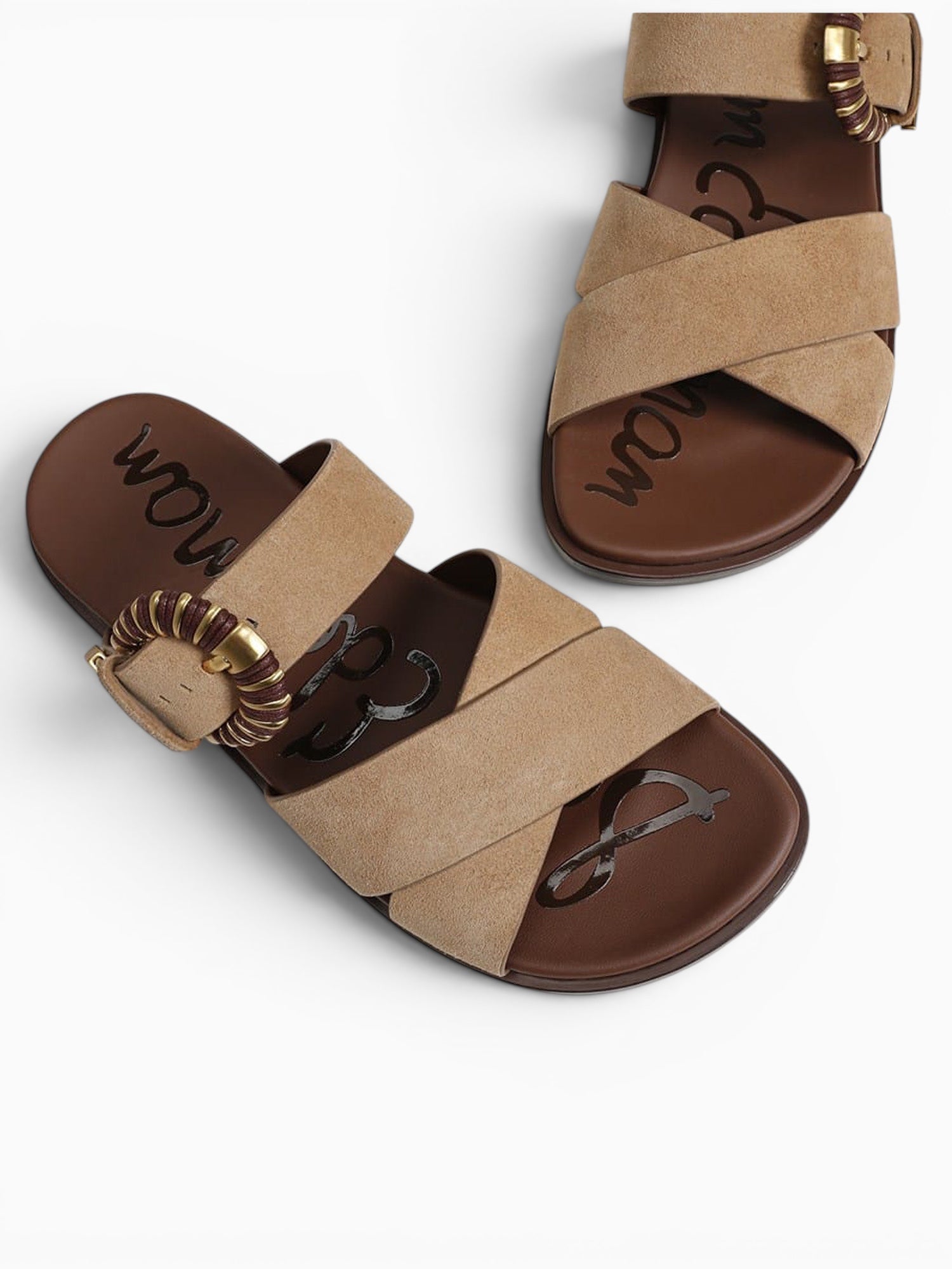 Lucy Bamboo Brown Suede Tan / 5 / M