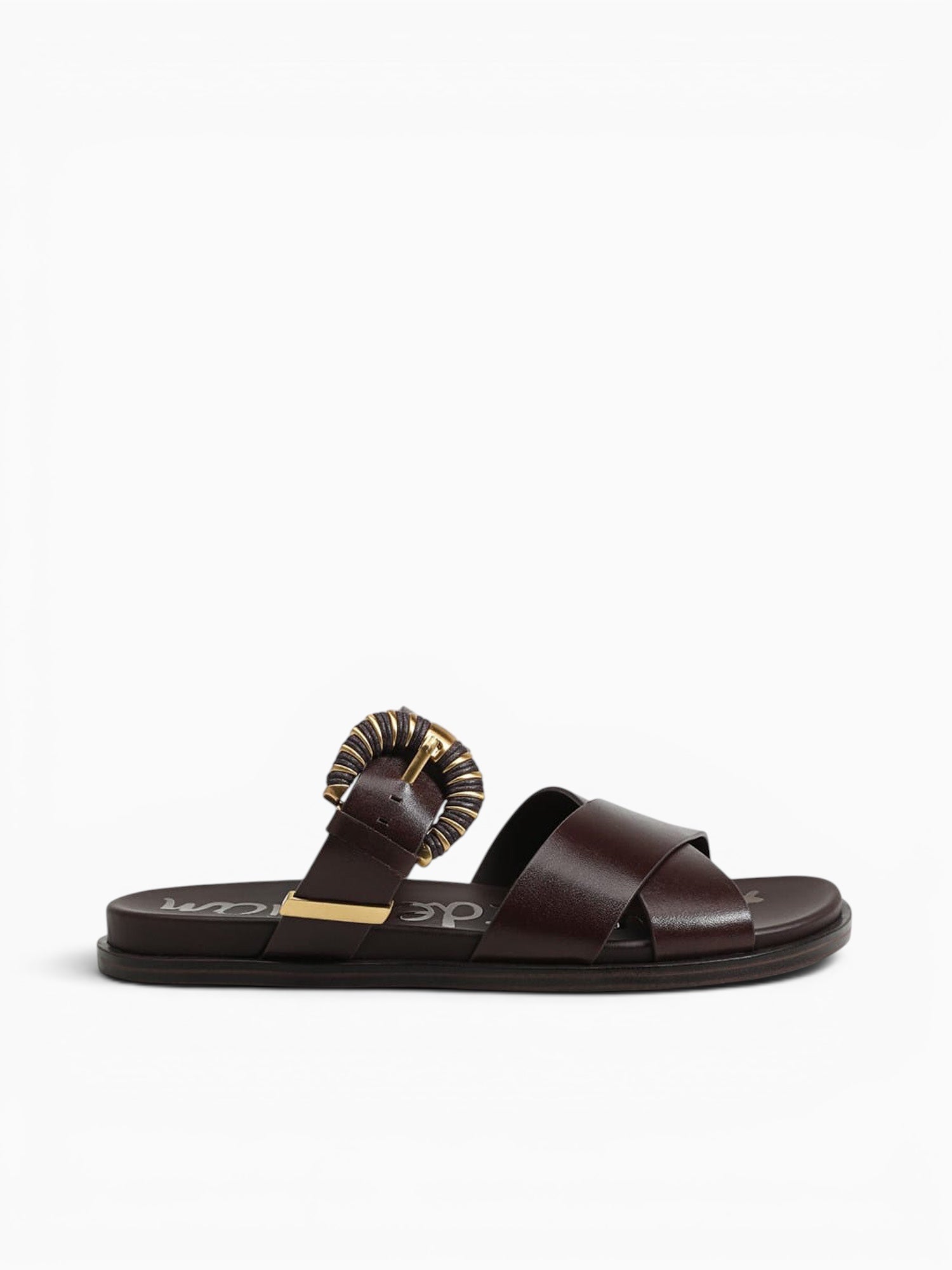 Lucy Marrone Brown Leather Dark Brown / 5 / M