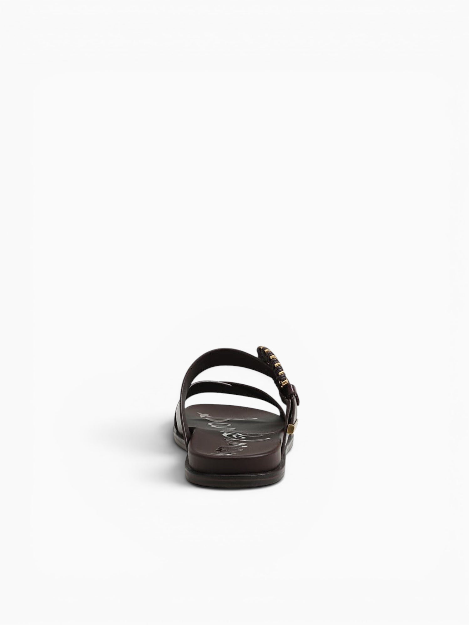 Lucy Marrone Brown Leather Dark Brown / 5 / M